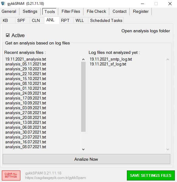 Analysis tool